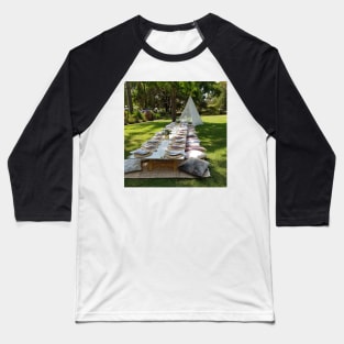 The Party at Magpie Springs Adelaide Hills Wine Region - Fleurieu Peninsula - by South Australian artist Avril Thomas Baseball T-Shirt